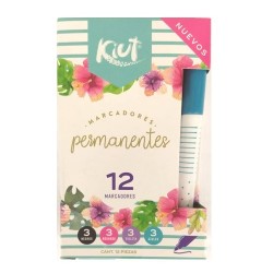 MARCADOR PUNTO FINO 12PZ