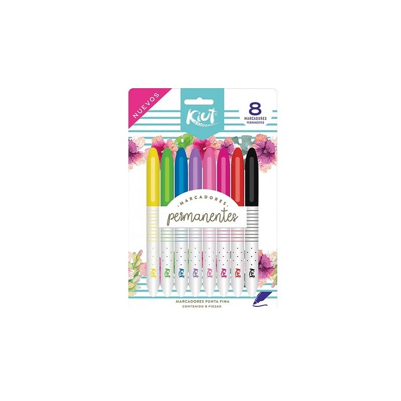 MARCADOR PUNTO FINO 8 PZ