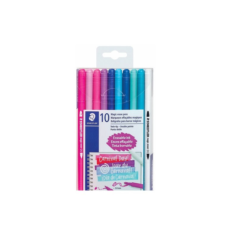 MARCADORES DOBLE PUNTA 10 PZAS