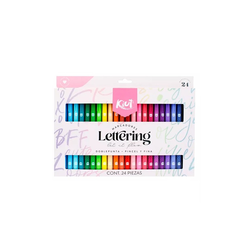 MARCADORES PUNTA PINCEL 24 PZAS