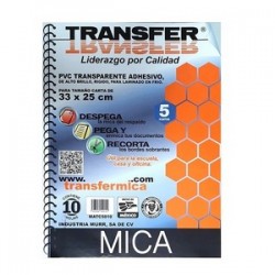 MICA ADHESIVA TRANSFER CARTA 5PTS 10PZ