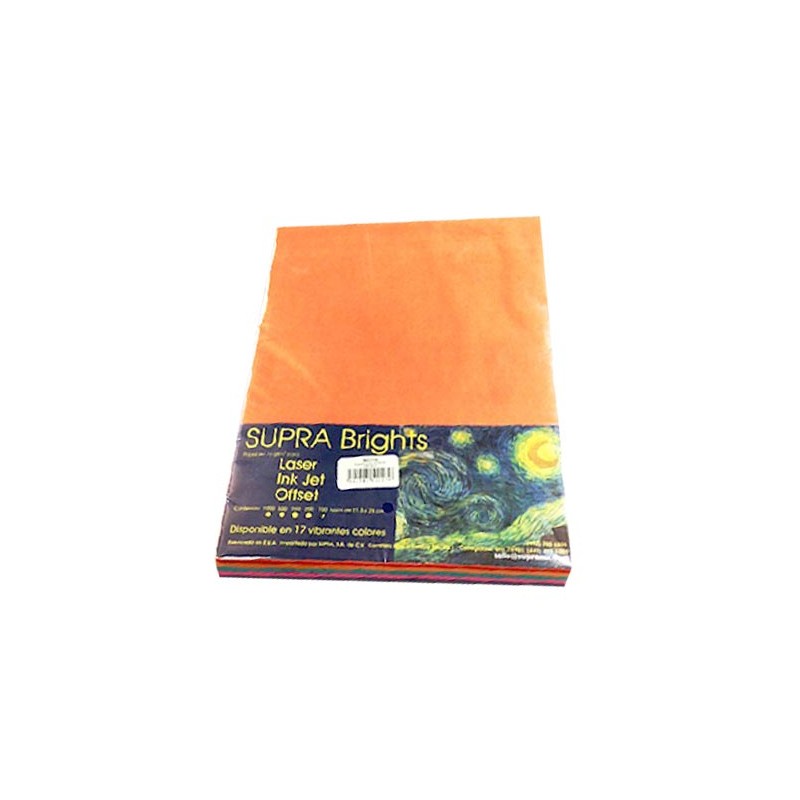 PAPEL BRIGHTS CARTA SURTIDO 100H