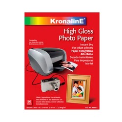 PAPEL FOTOG A.BRILLO 21.6X28CM 50H