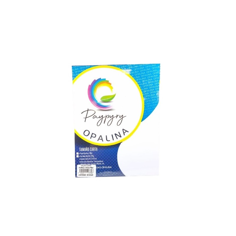 PAPEL OPALINA BLANCO 120G 100H