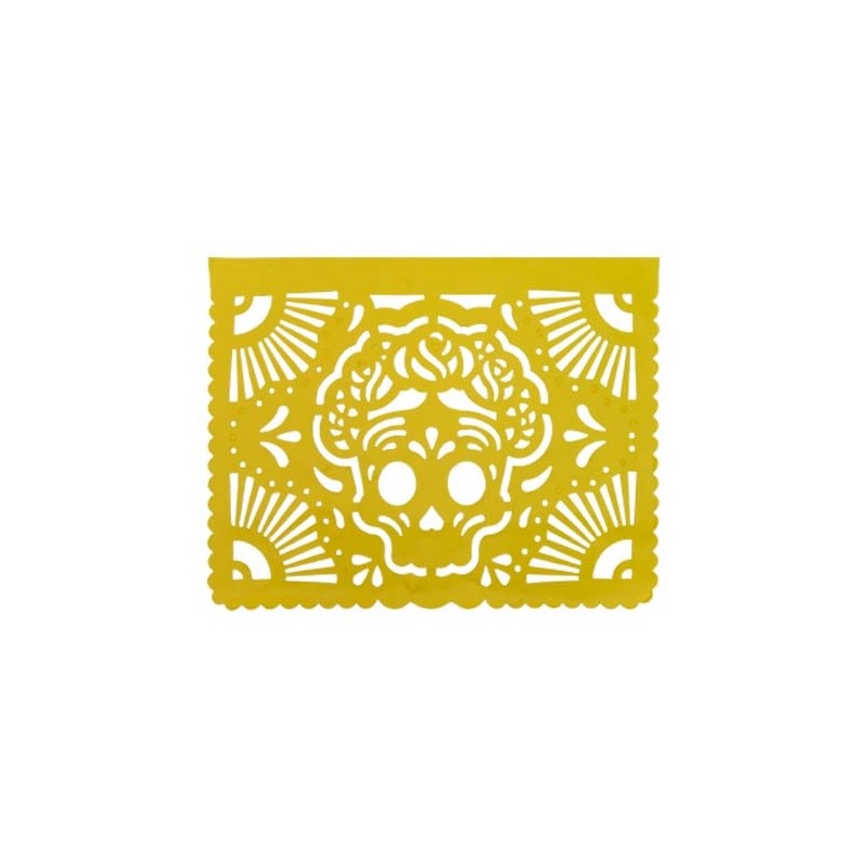 PAPEL PICADO ARTESANAL 1/2 10 PIEZAS