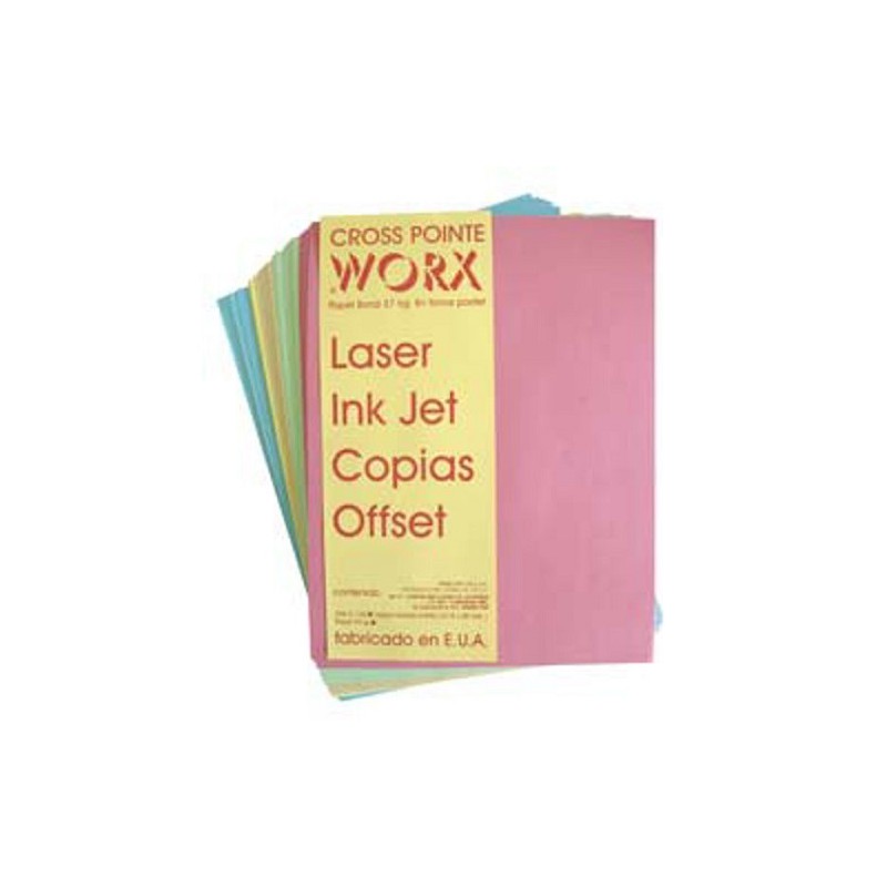 PAPEL WORX CARTA SURTIDO C/100 HJS