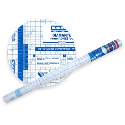 PLASTICO ADHESIVO PVC DIAMANTE 45CMX10M