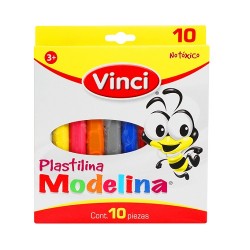 PLASTILINA BARRA MODELINA 10PZ