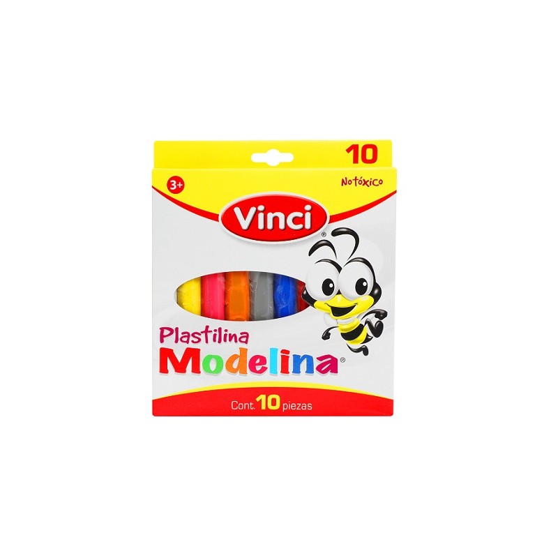 PLASTILINA BARRA MODELINA 10PZ