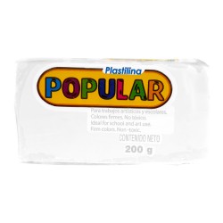 PLASTILINA BARRA POPULAR 200G