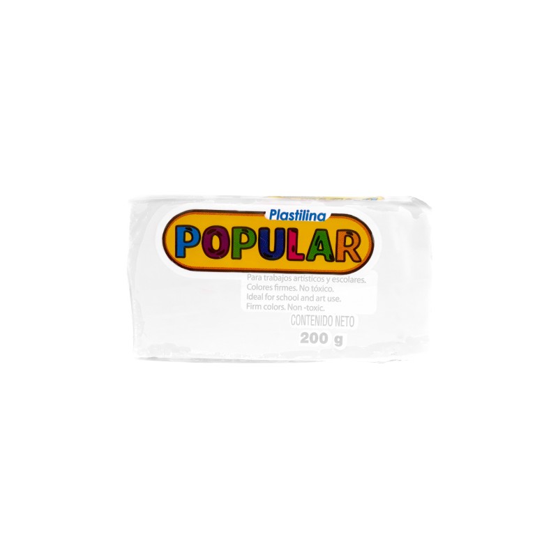 PLASTILINA BARRA POPULAR 200G
