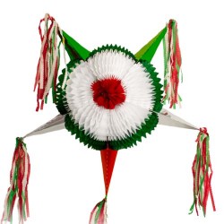 PIÑATA ESTRELLA TRICOLOR
