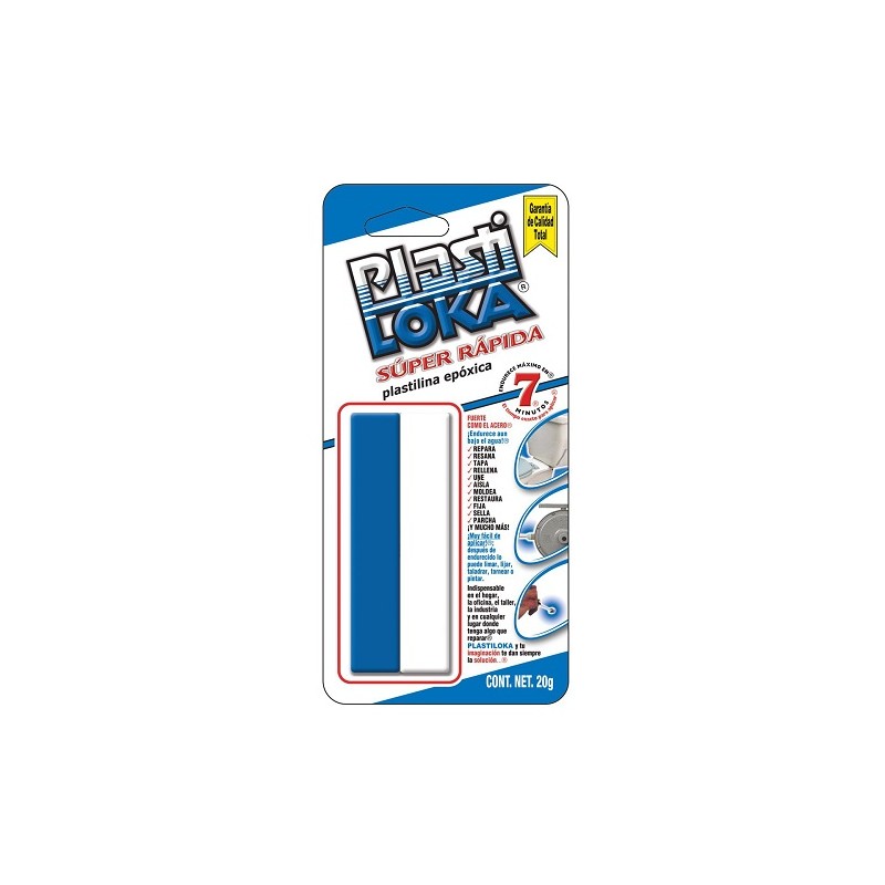 PLASTILOKA EPOXICA AZUL 20GR