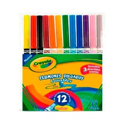 PLUMON LAVABLE SUPER TIPS DELGADO 12PZ