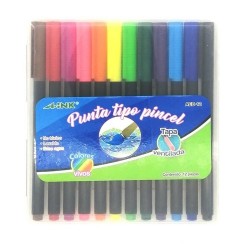 PLUMON TIPO PINCEL 12PZS