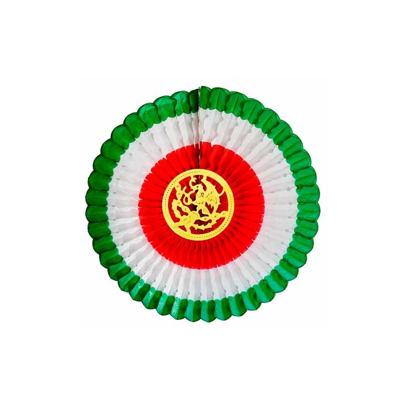 ROSETA ARTESANAL TRICOLOR GRANDE