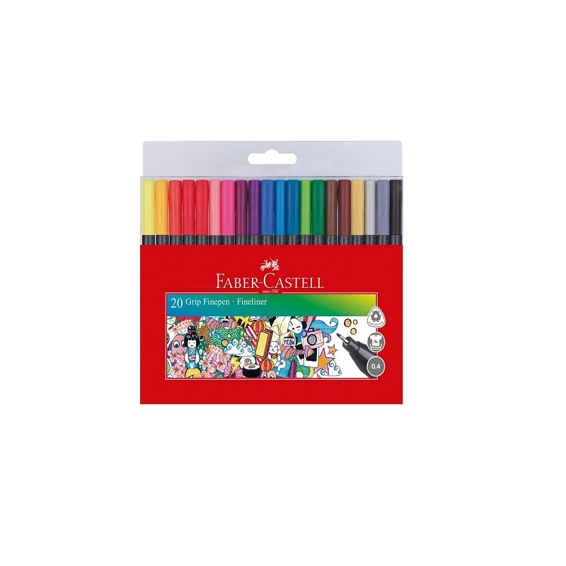 ROTULADOR GRIP FINEN 460 20PZS