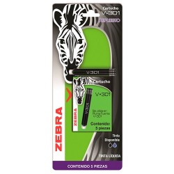 REPUESTO PARA BOLIGRAFO CARTUCHO V-301 C/5PZ