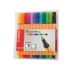 ROTULADOR POINT 88 MINI 12PZ