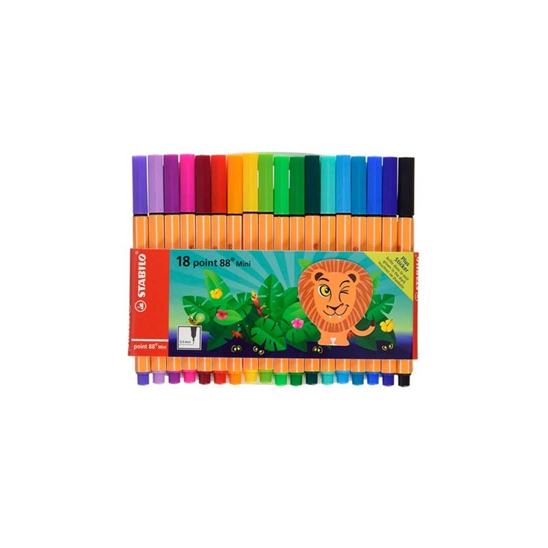 ROTULADOR POINT 88 MINI 18PZ