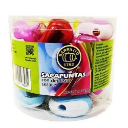 SACAPUNTAS C/ DEPOSITO 25 PZS