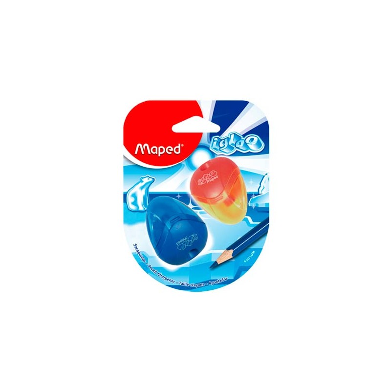 SACAPUNTAS C/DEPOSITO ERGO/IGLOO CH 2PZ