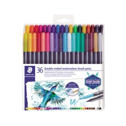 ROTULADORES DOBLE PUNTA ACUARELEABLES 36PZ