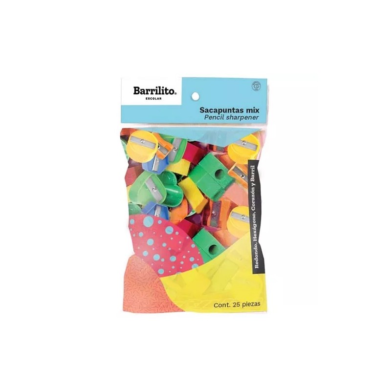 SACAPUNTAS ESCOLAR 25PZ SURT