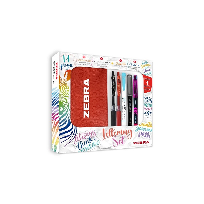 SET DE ESCRITURA LETTERING 14PZ