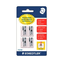 SACAPUNTAS METALICO 4PZ