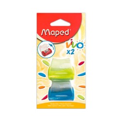 SACAPUNTAS TAPA DOBLE VIVO 2PZ