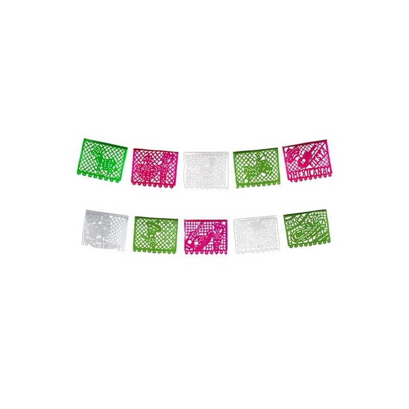 TIRA DE PLASTICO PICADO 1/2 HEROES 5M