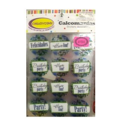 STICKER CUMPLEAÑOS C/48