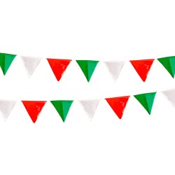 TIRA DE BANDERIN PLASTICO PATRIO