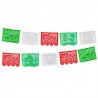 TIRA DE PAPEL PICADO 1/2 FIESTAS PATRIAS 5.5M
