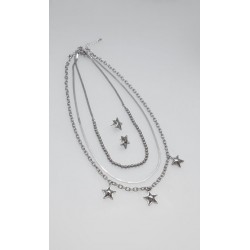 Set Collar y Aretes Estrella