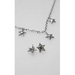 Set Collar y Aretes Estrella