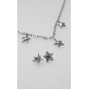 Set Collar y Aretes Estrella