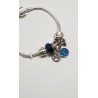 Pulsera Plateada Charms