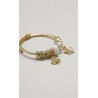 Pulseras Charms Dorada