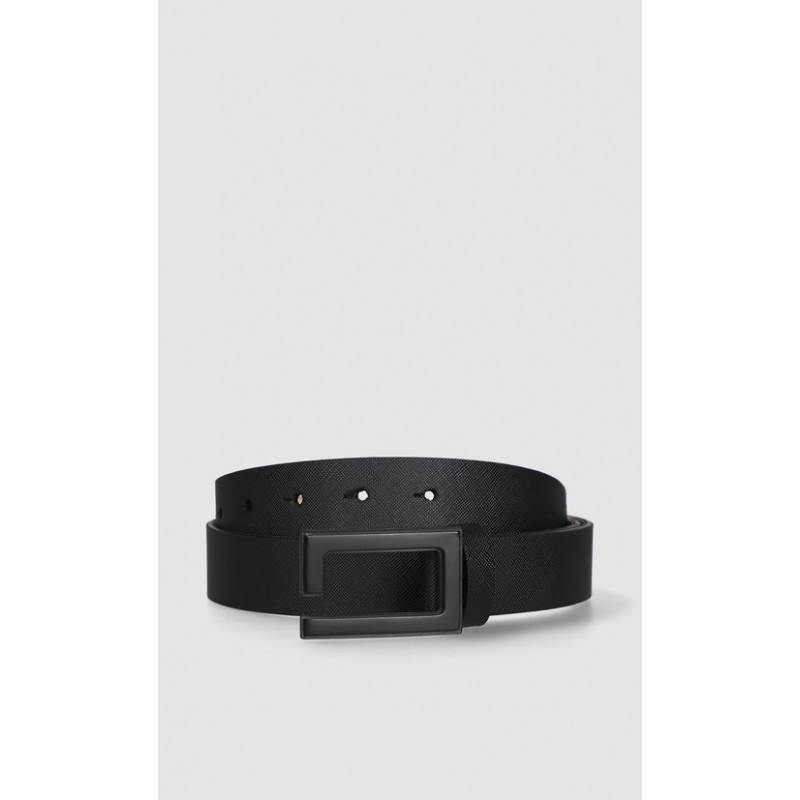 Cinturón Con Hebilla G Negro