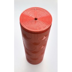 Vaso Con Popote Rosa