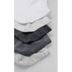 Paquete Calcetines Cortos Grises