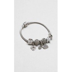 Pulseras Charms Plateada