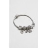 Pulseras Charms Plateada