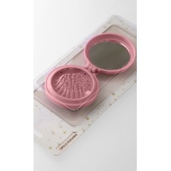 Mini Peine De Bolsillo Rosa