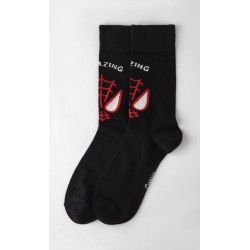 Calcetines Negros Spider-Man