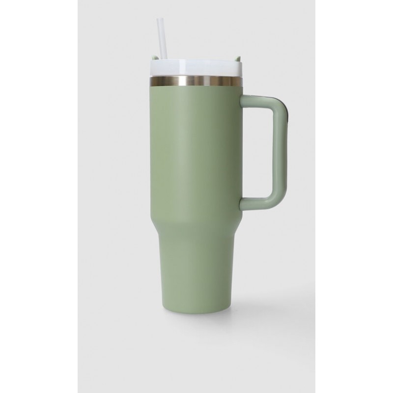 Termo Con Popote Grande