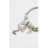 Pulseras Con Charms Plateada