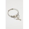 Pulseras Con Charms Plateada